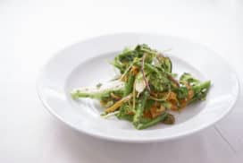 Shaved Vegetable Salad with Lemon and Tarragon Dressing