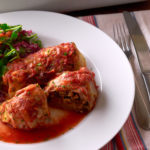 Turkey Lentil Stuffed Cabbage Rolls