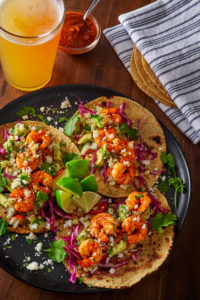 Sweet n Hot Shrimp Tacos
