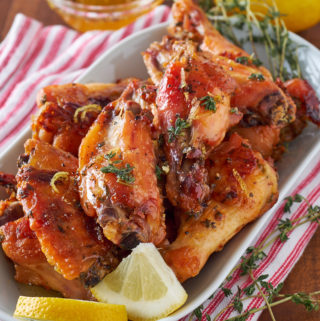 Slow Roasted Garlic Wings