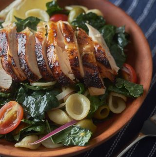 Kale and Roast Chicken Salad