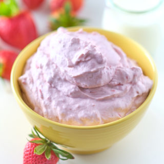 Homemade Strawberry Whipped Cream
