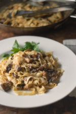 Homemade Pasta with Mushrooms