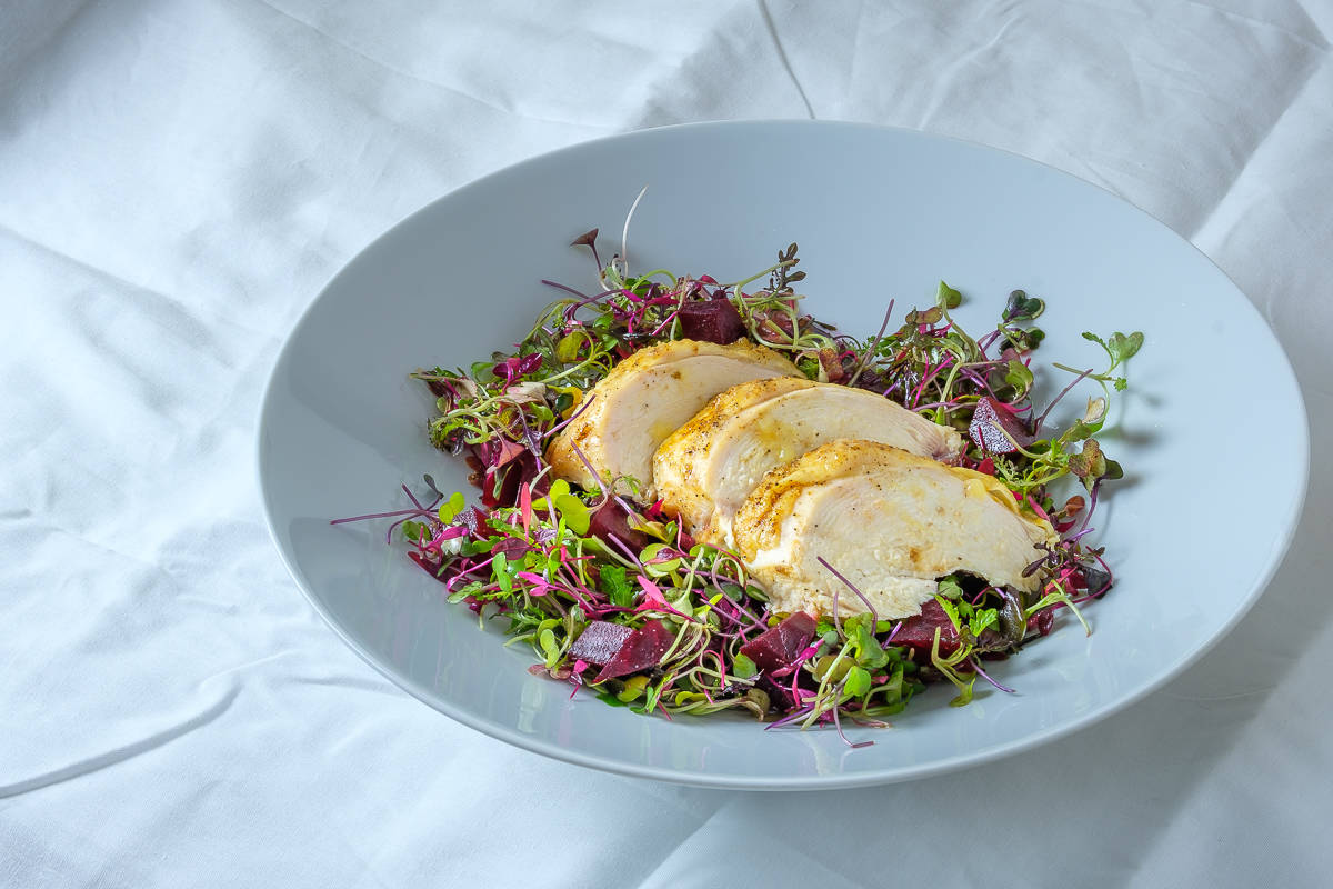 Microgreens with Chicken