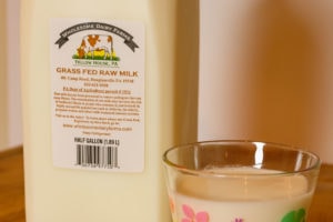 Raw Grass Fed Milk