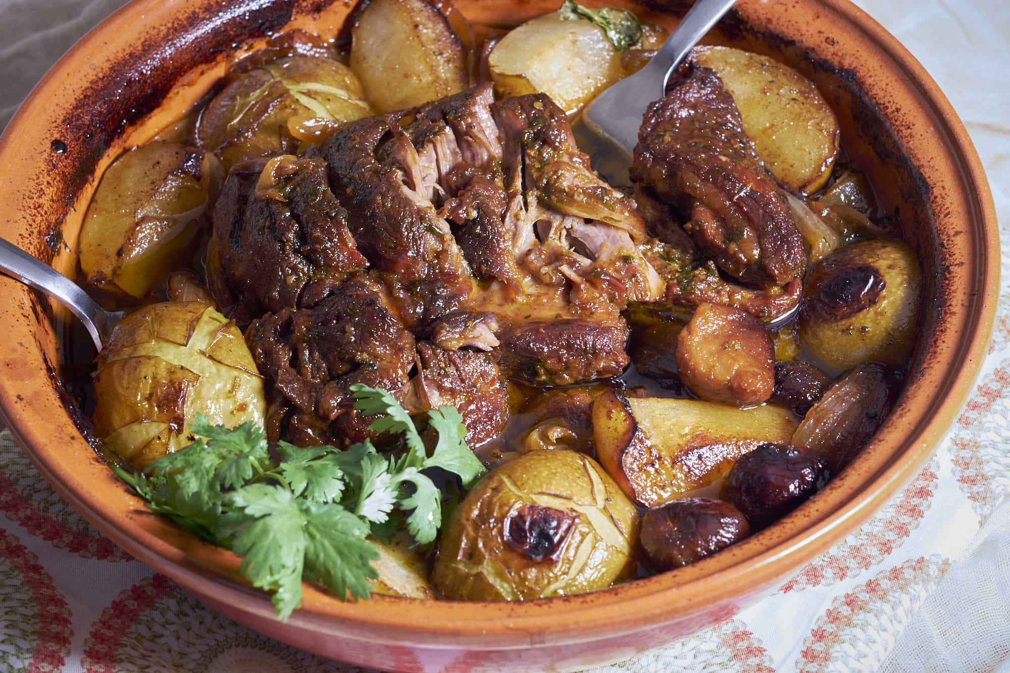 Moroccan Lamb Tagine with Asian Pears