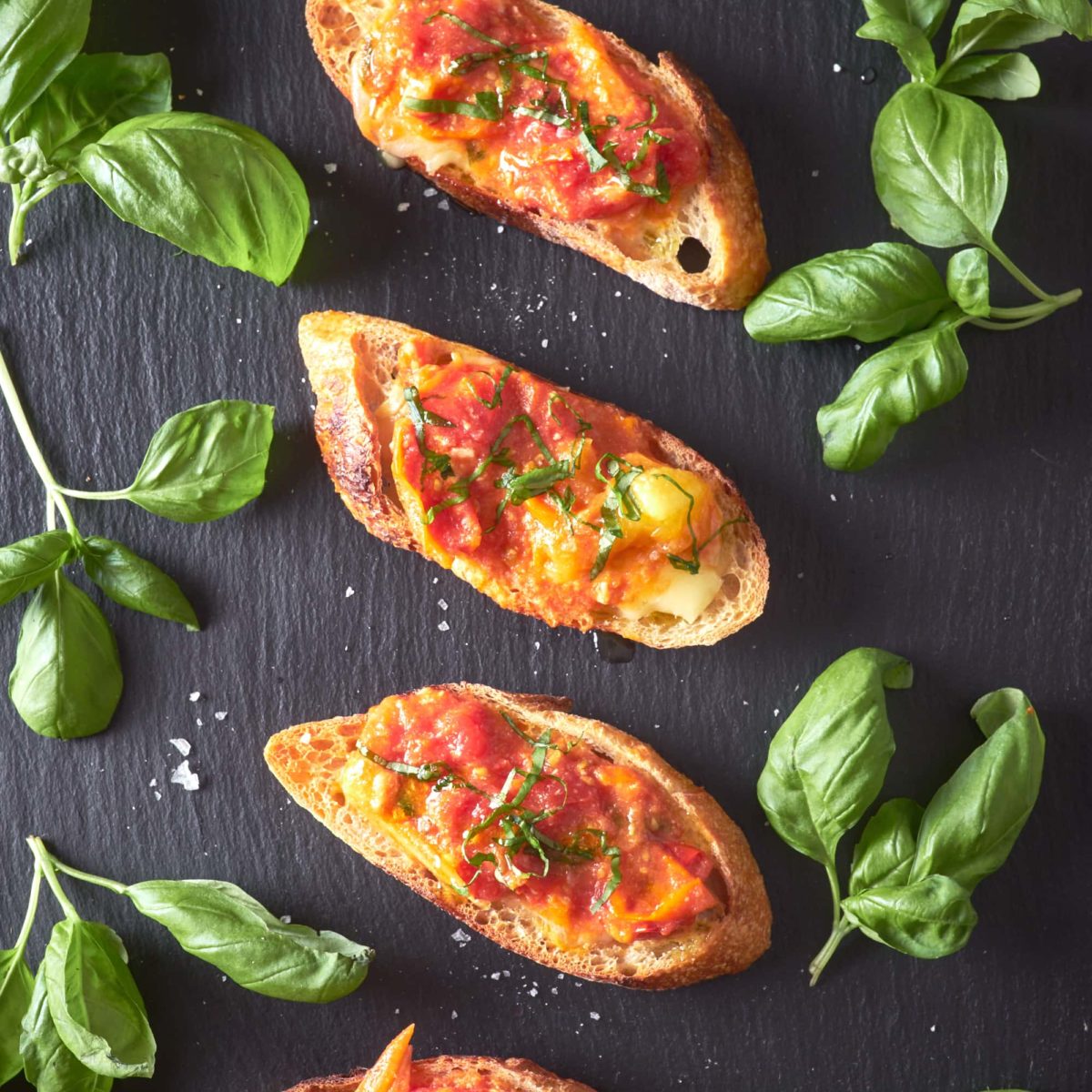 Tomato Cheese Crostini – Eat Up! Kitchen