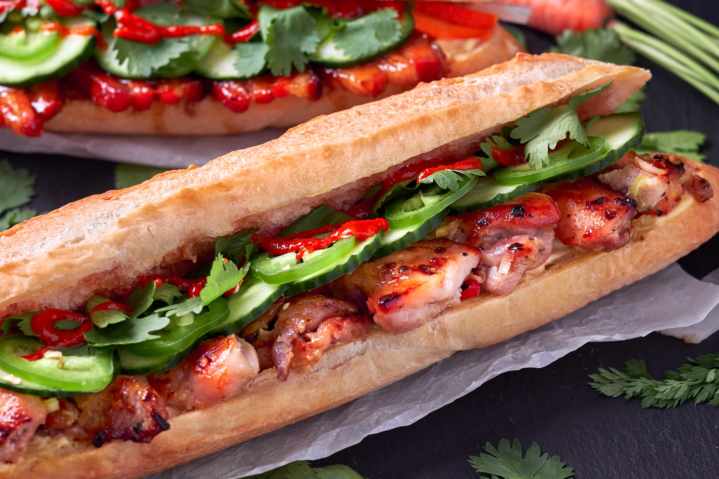 Lemongrass Chicken Banh Mi