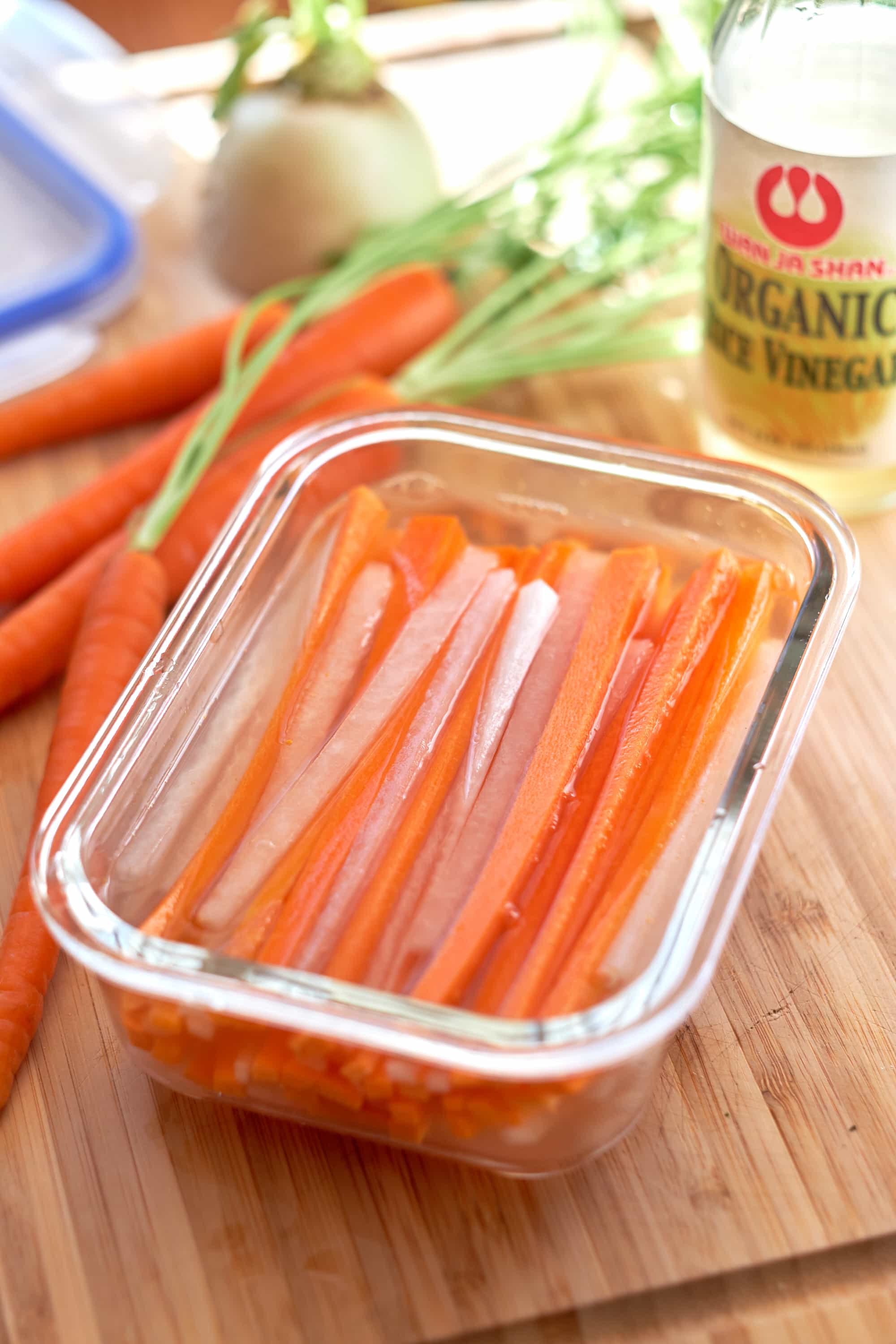 Pickled Carrots and Daikon