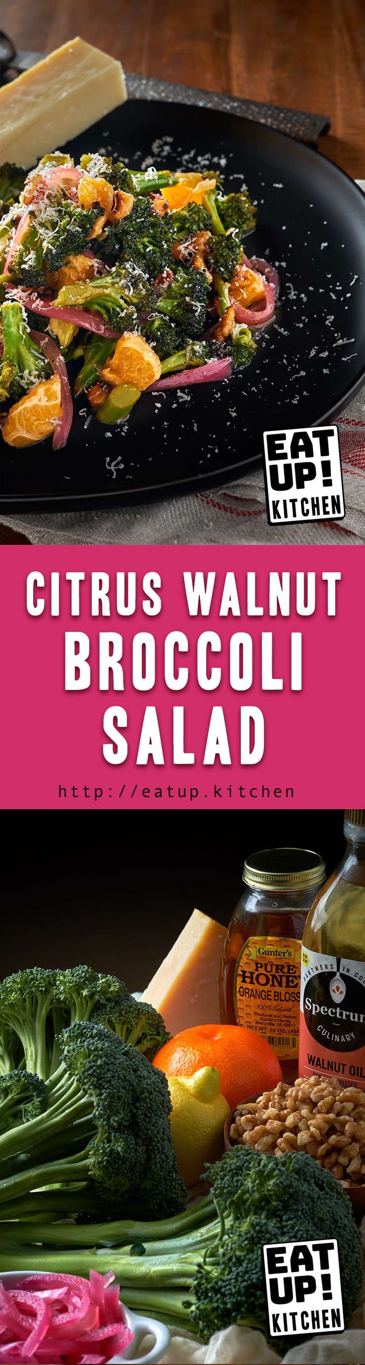 Citrus Walnut Broccoli Salad