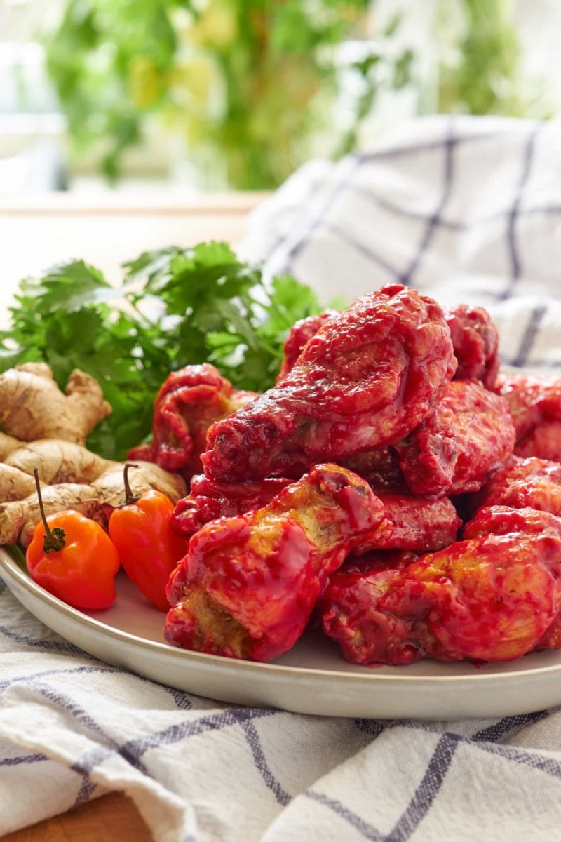 Raspberry Habanero Wings – Eat Up! Kitchen
