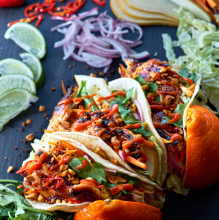 Asian Chicken Tacos