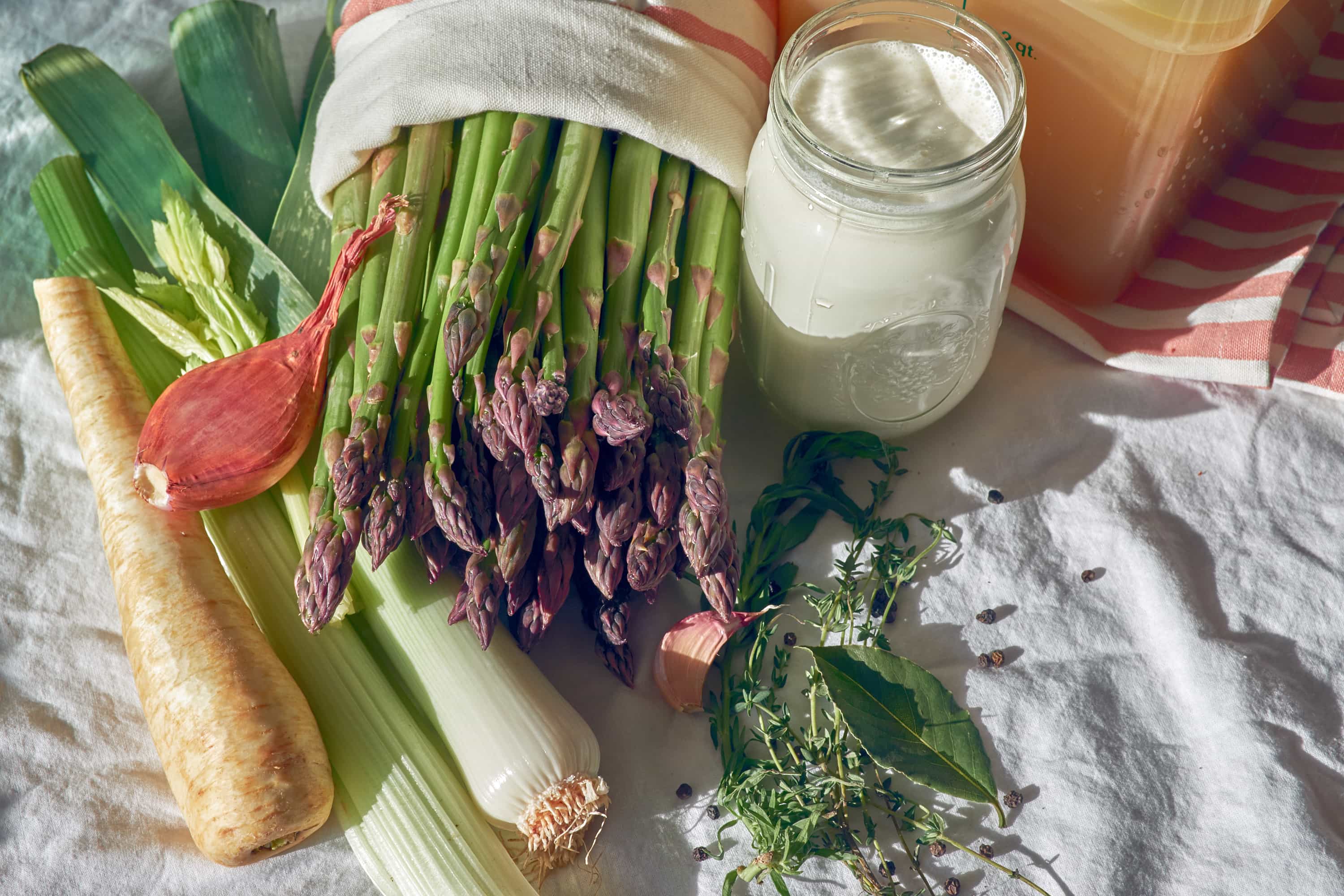 Fresh Asparagus Blender Soup • The View from Great Island