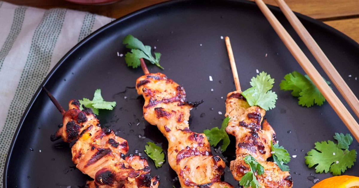 Orange Ginger Chicken Skewers – Eat Up! Kitchen