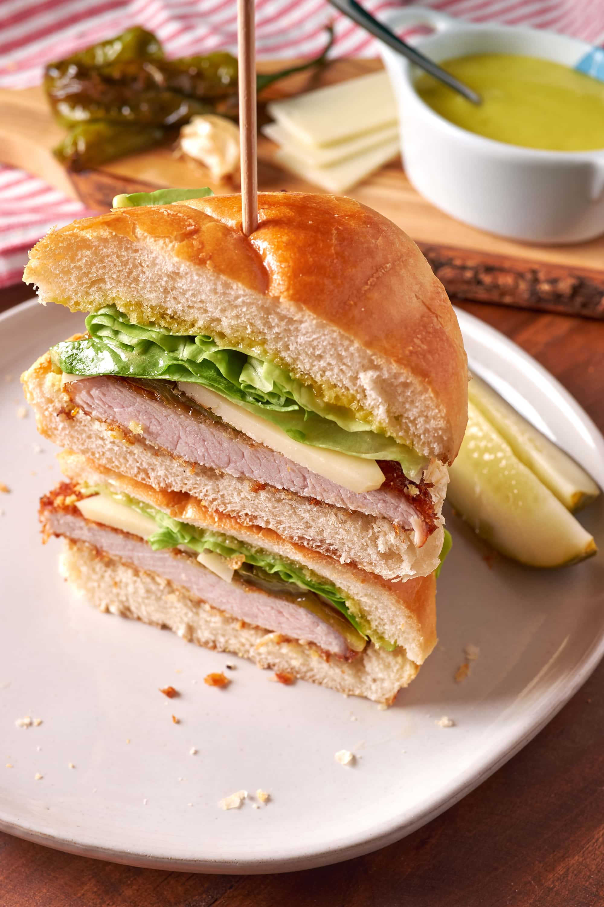 Pork Schnitzel Sandwich