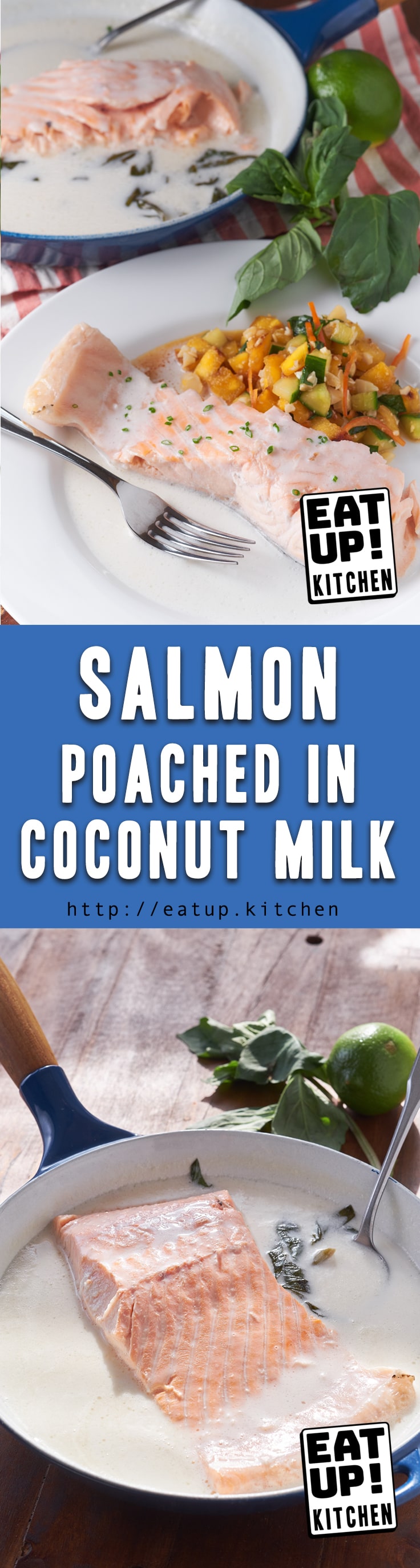 Salmon Poached in Coconut Milk