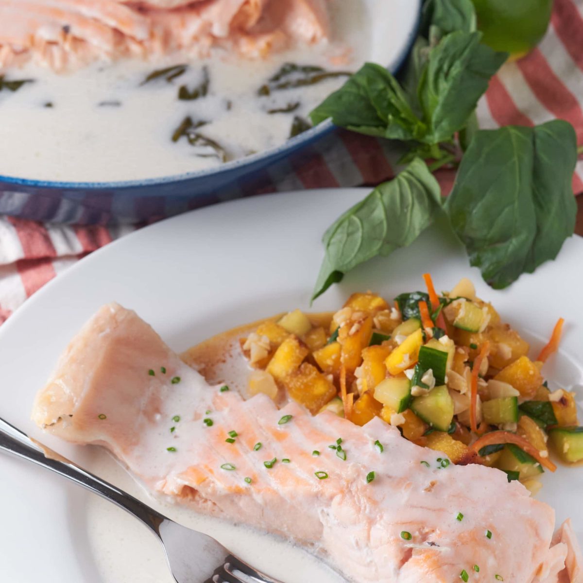 Salmon Poached in Coconut Milk Eat Up! Kitchen