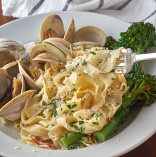 Fettuccine and Clams