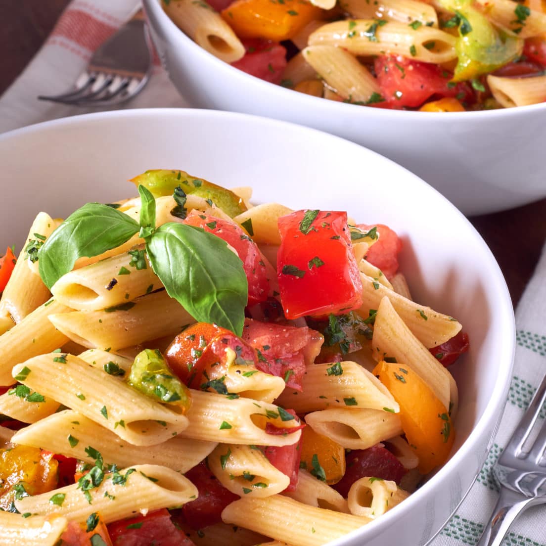 Penne With Tomatoes – Eat Up! Kitchen