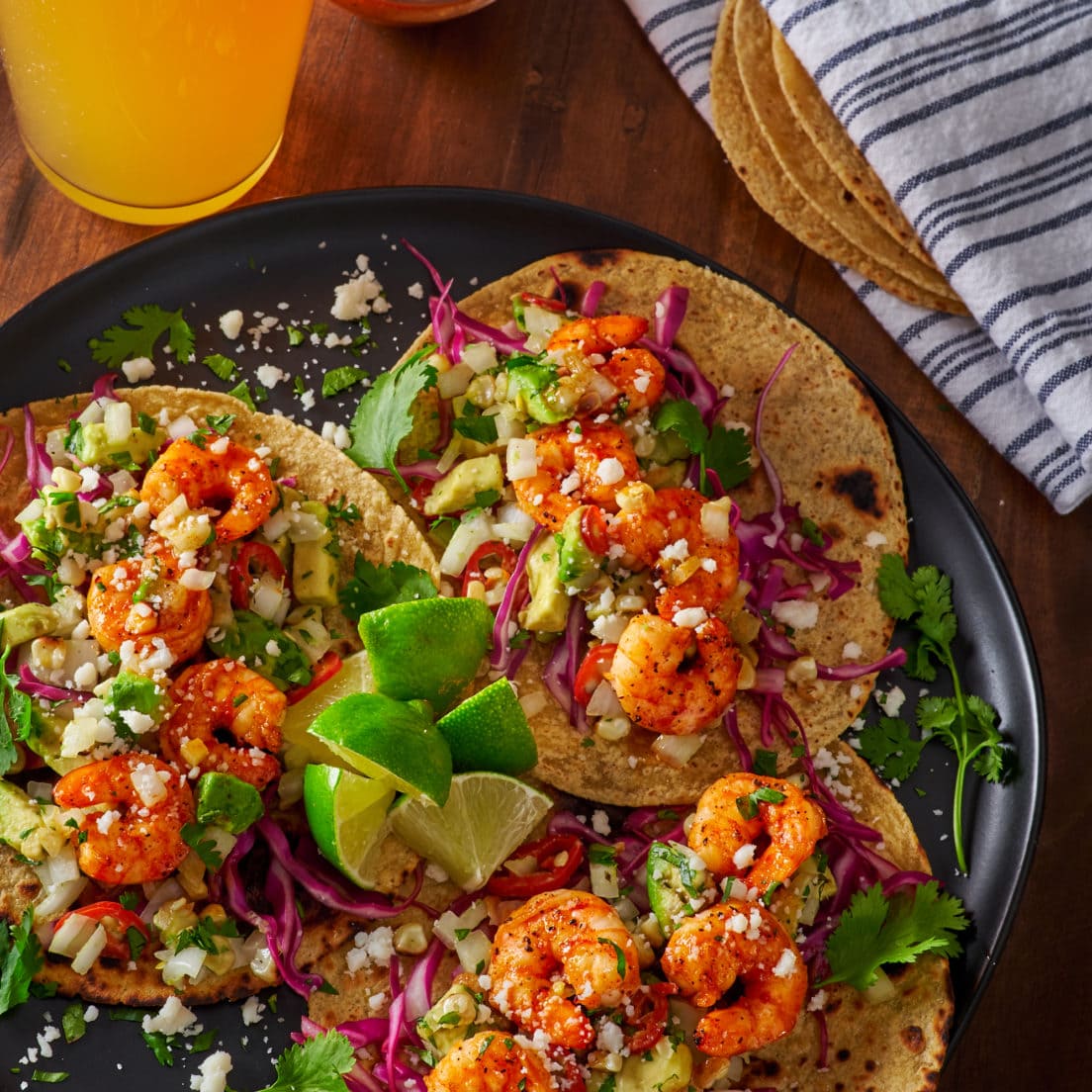 Sweet n Hot Shrimp Tacos – Eat Up! Kitchen