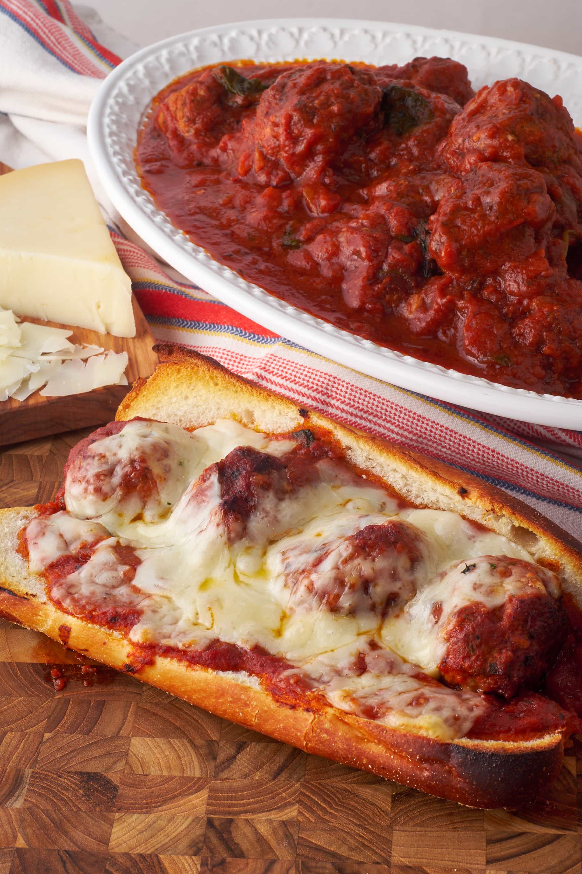 Meatball Parm with Provolone