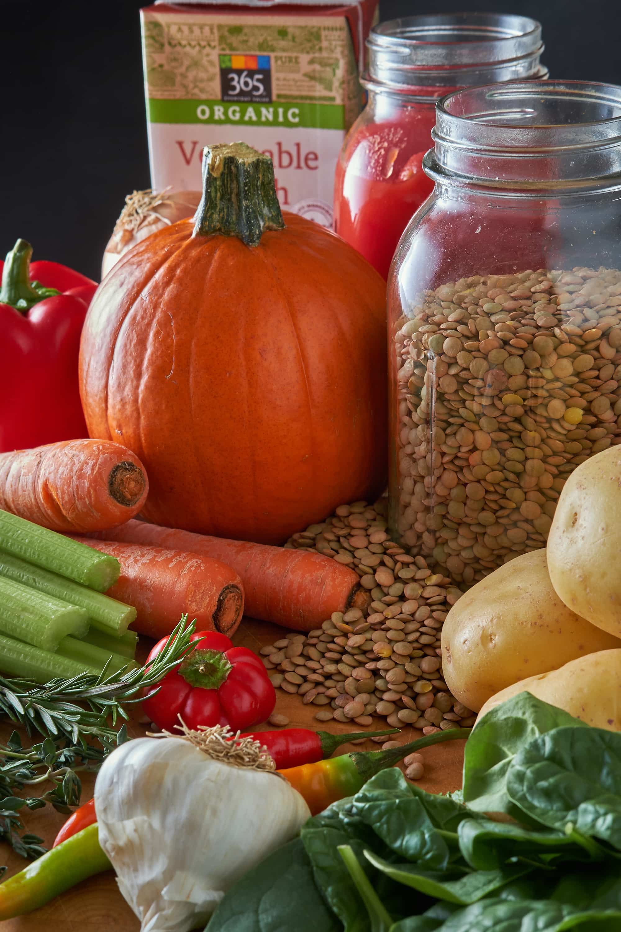 Lentil Pumpkin Stew