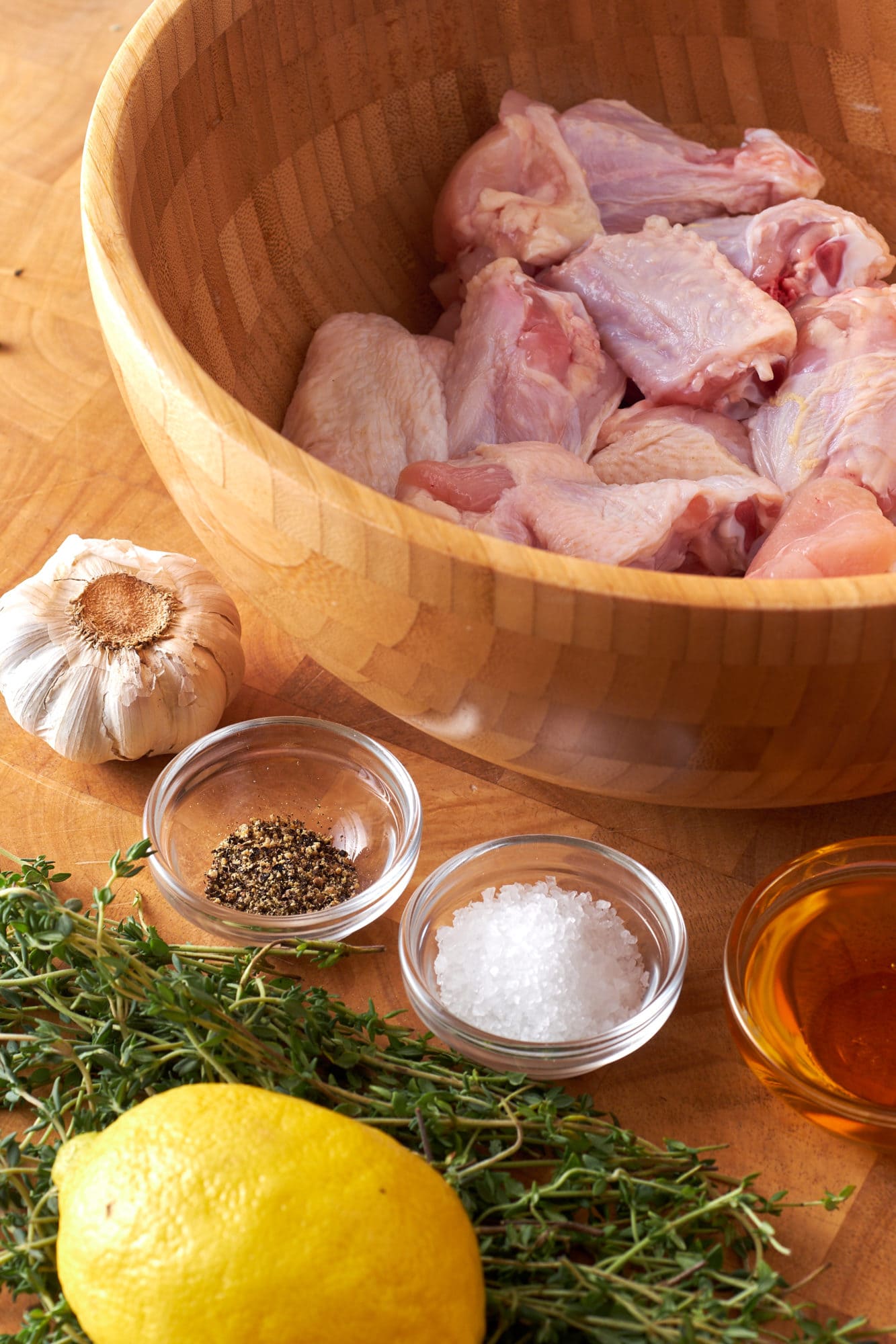 Slow Roasted Garlic Wings with Lemon, Honey, and Thyme Eat Up! Kitchen