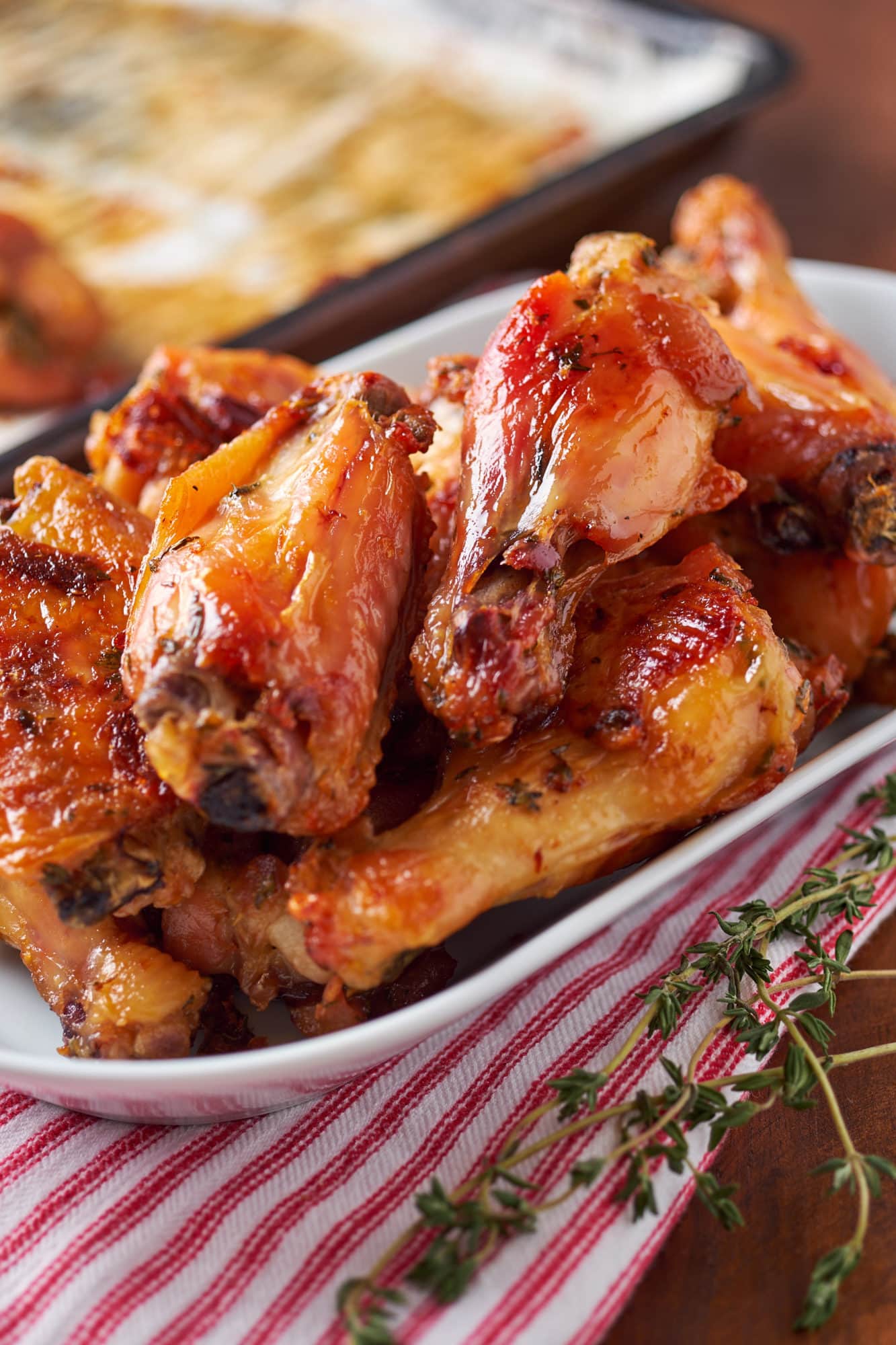 Slow Roasted Garlic Wings with Lemon, Honey, and Thyme Eat Up! Kitchen