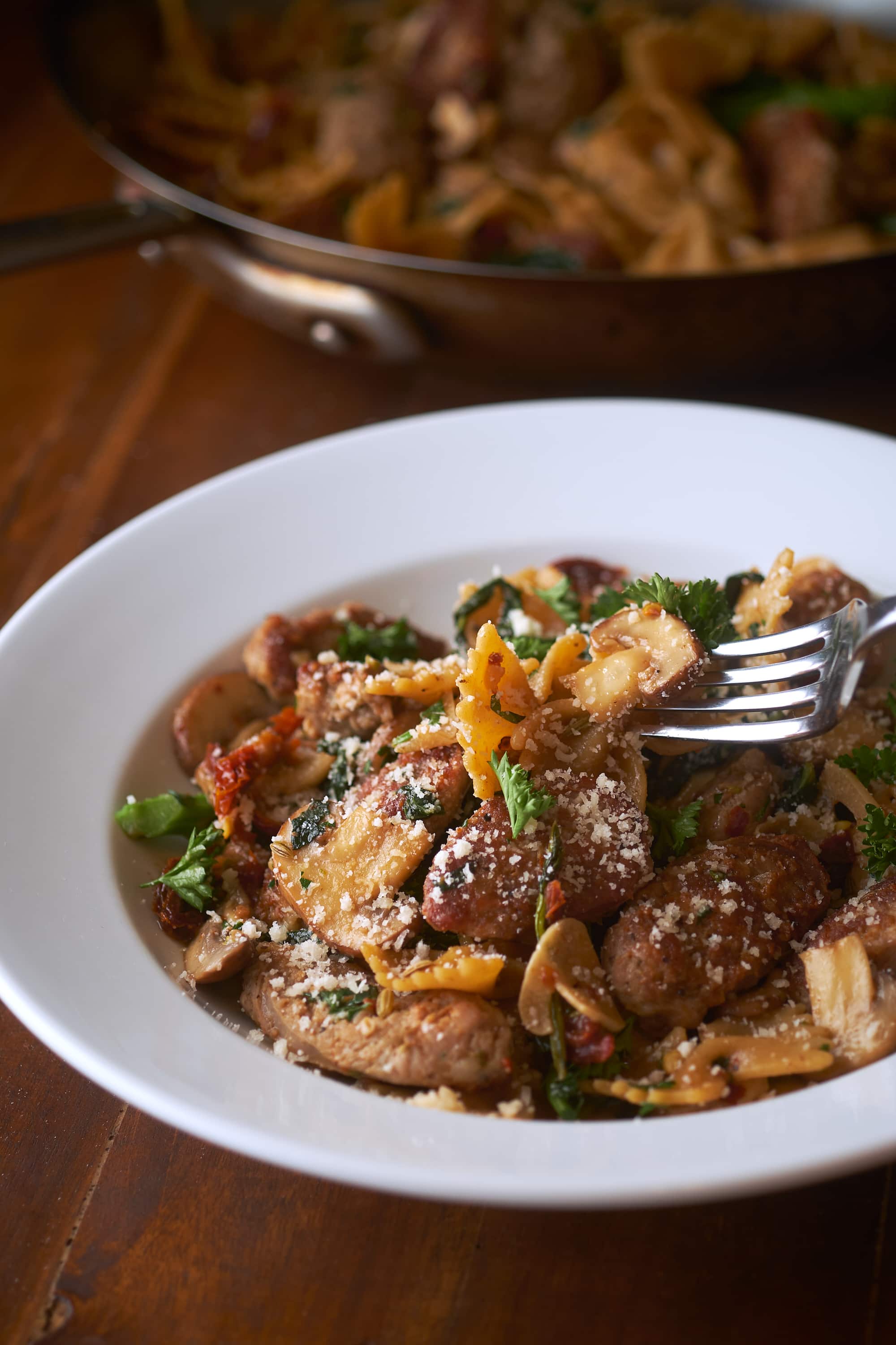 Sausage and Mushroom Pasta