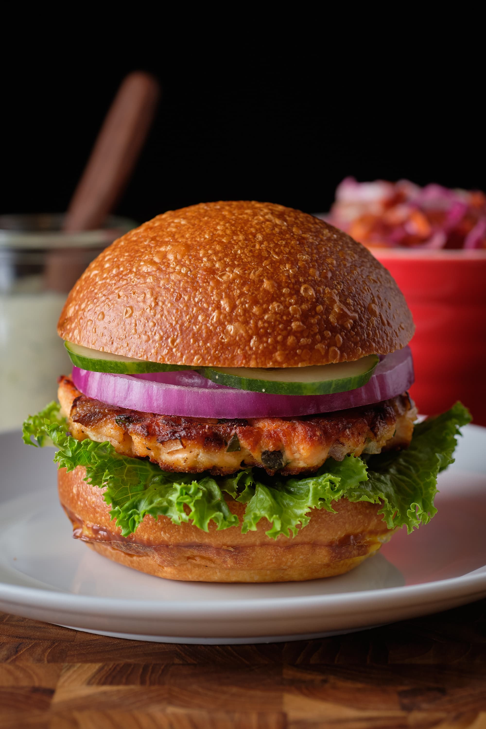 Salmon Burger | Eat Up! Kitchen