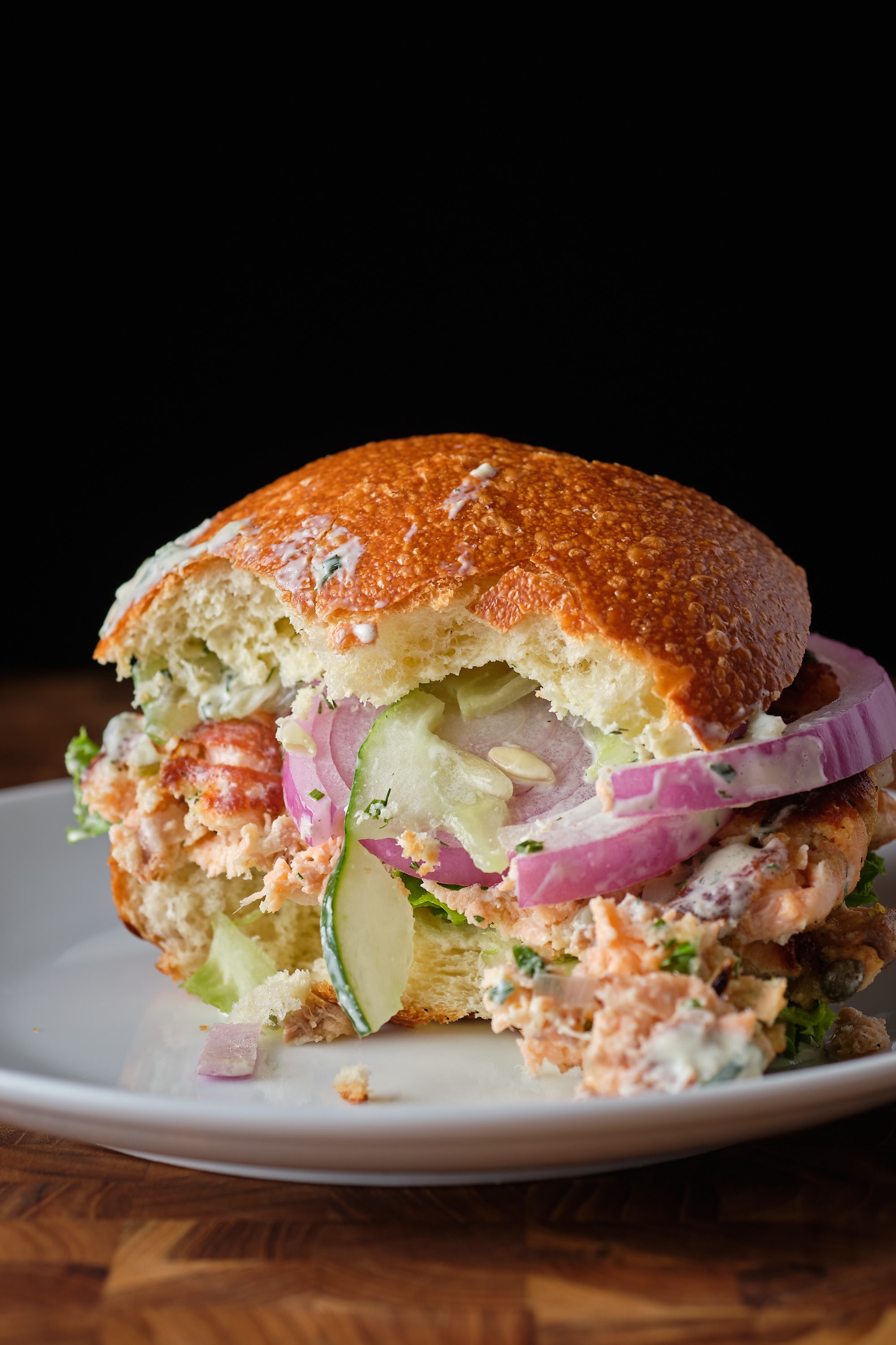 Salmon Burger – Eat Up! Kitchen