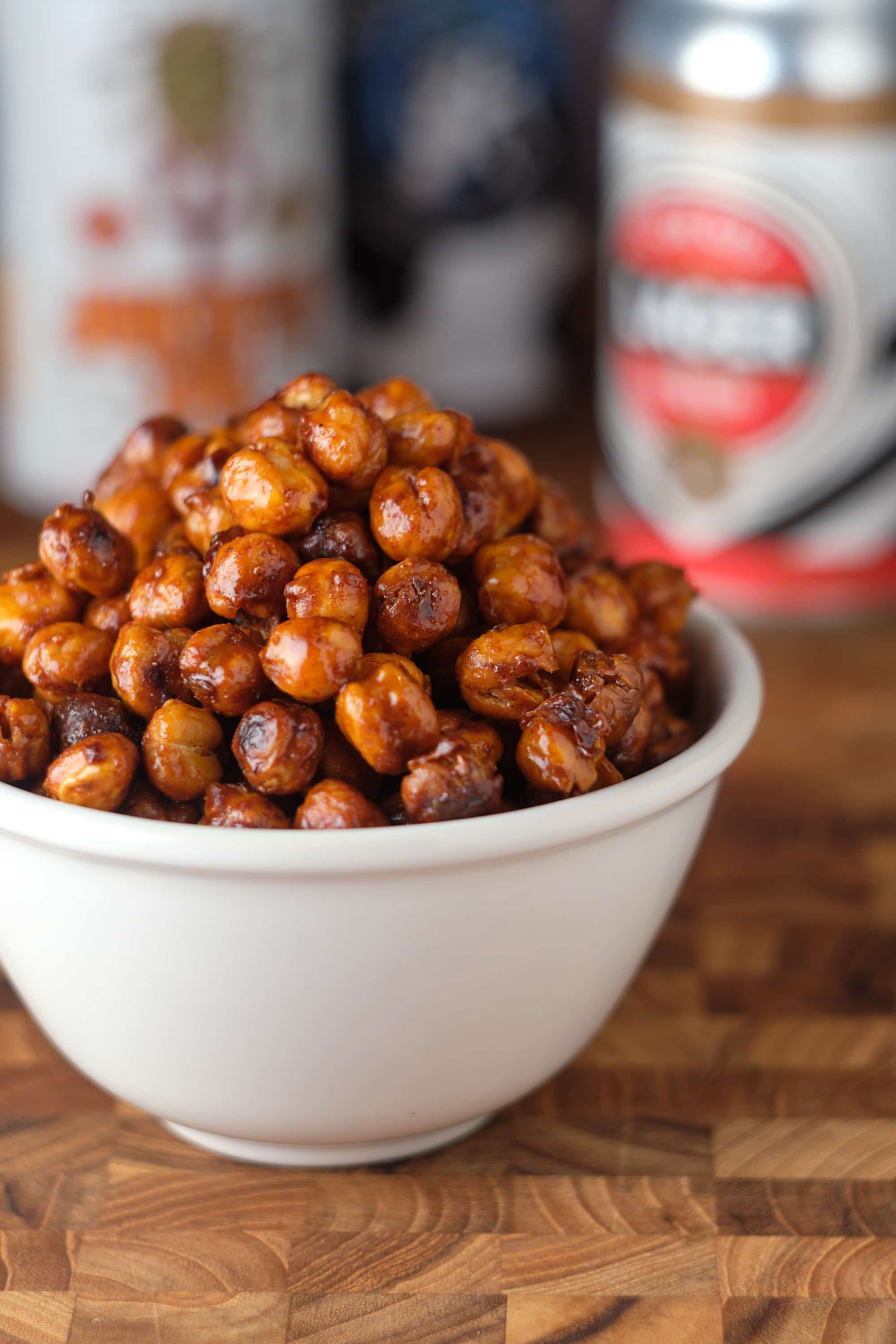 Beer-Honey Roasted Chickpeas