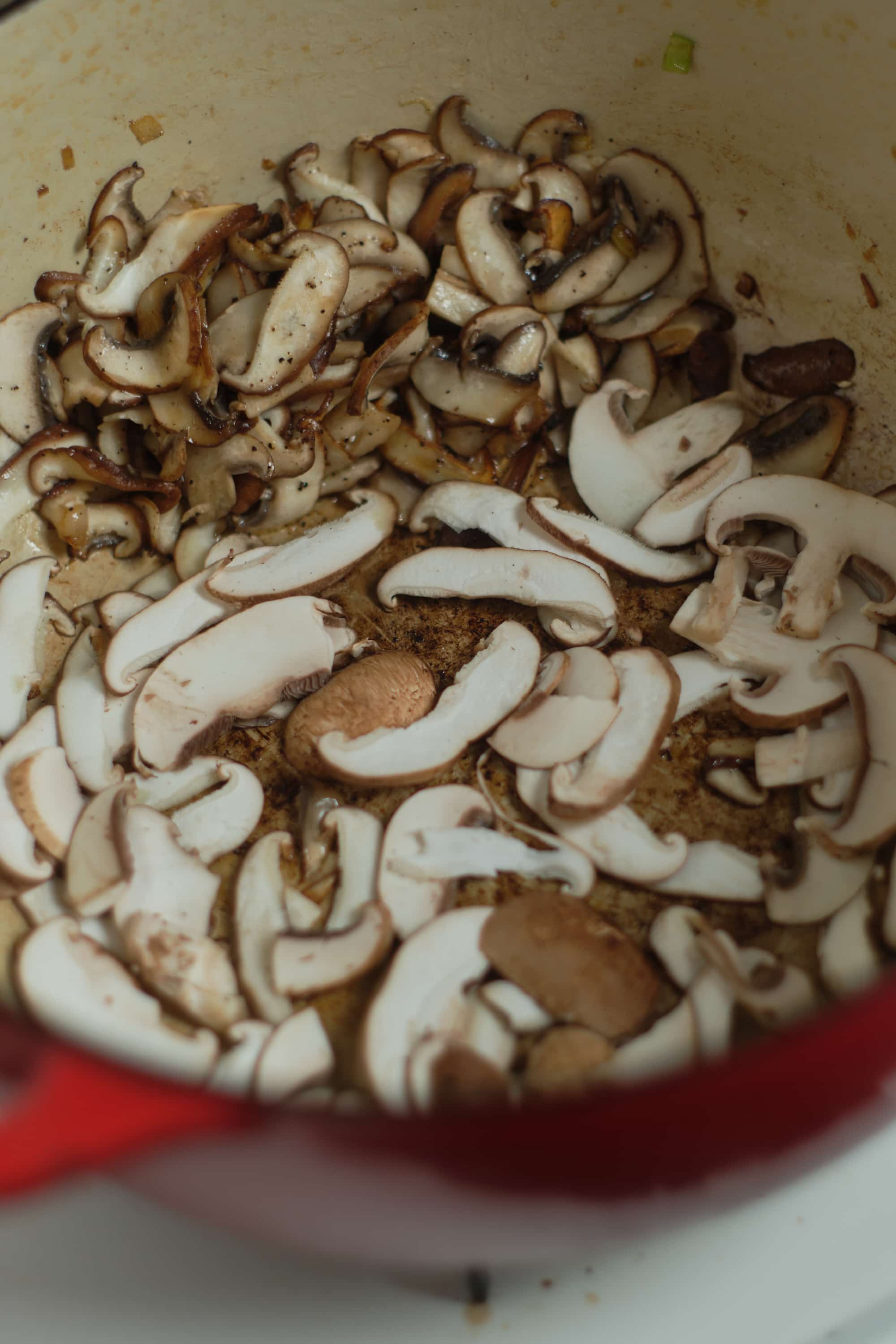 Wild Rice and Mushroom Soup with Sausage