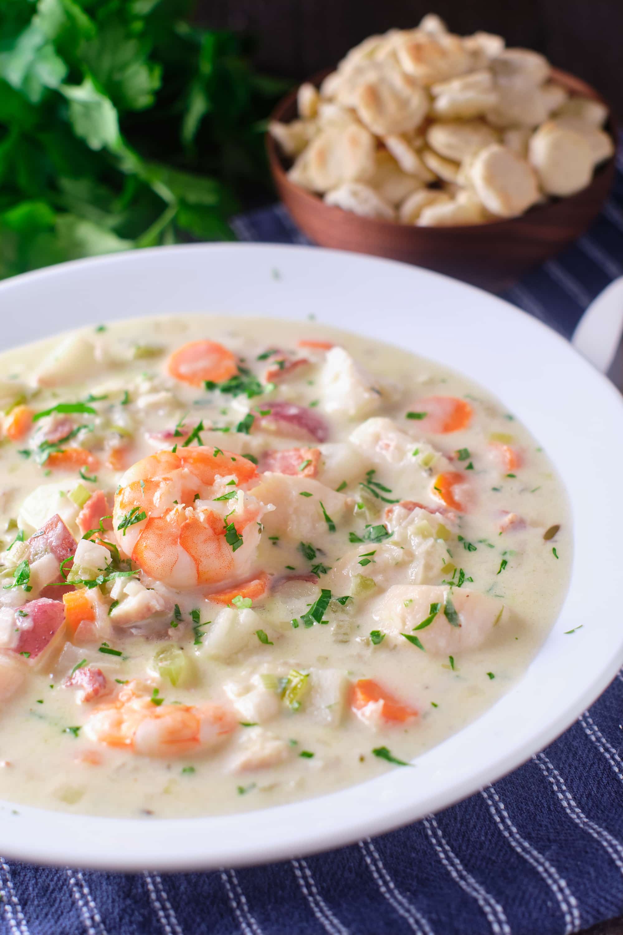 Seafood chowder clearance